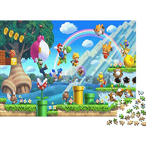Super Mario Puzzle 300 Piezas, Puzzle para Adultos, Regalo, Diversión, Entretenimiento Game...