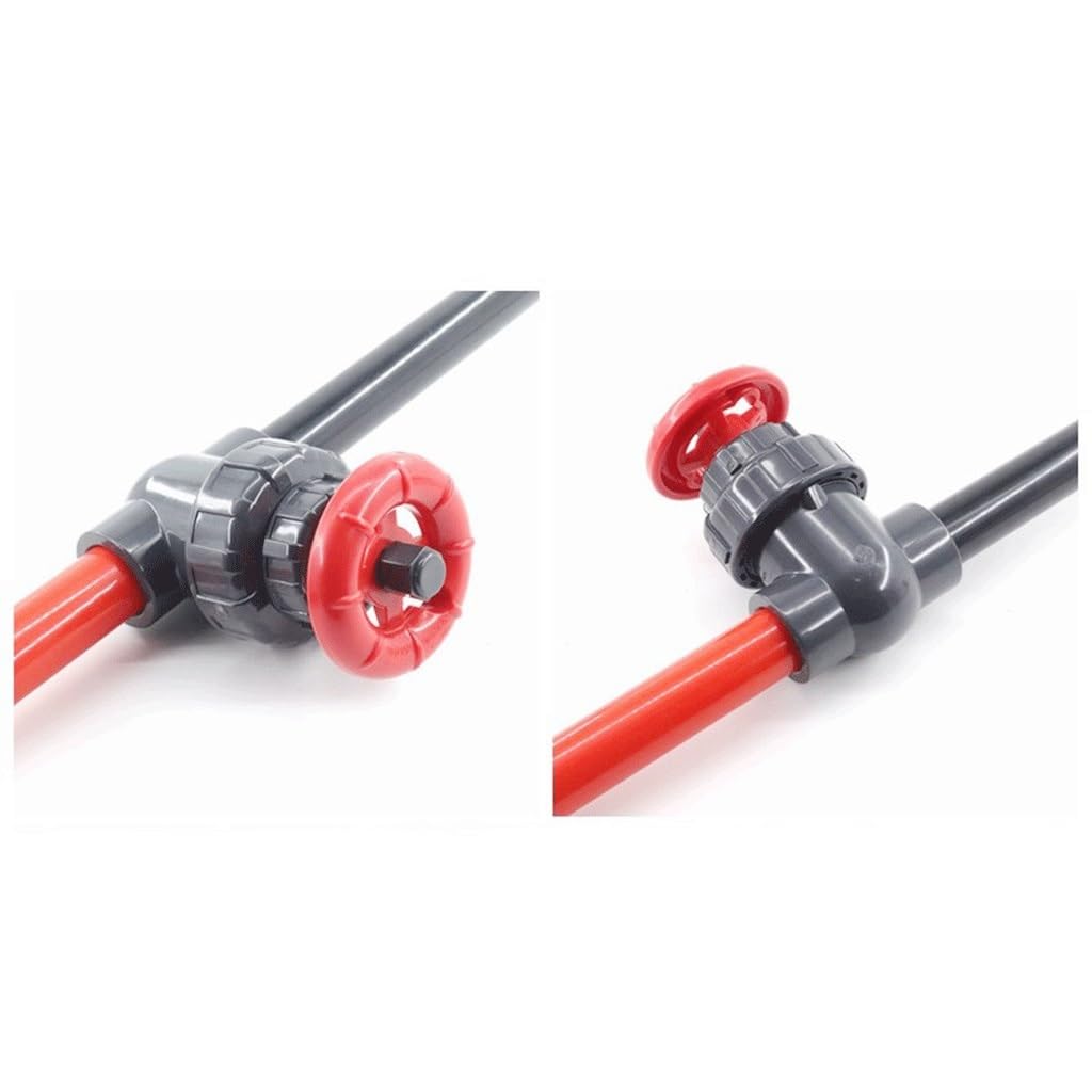 FBANULPEX PVC-Kugelhahn, Wasserrohrventil aus Kunststoff 1pcs PVC Gate Valve, for Garden Irrigation Aquarium Precision Flow Control PVC Sluice Valves(32mm)
