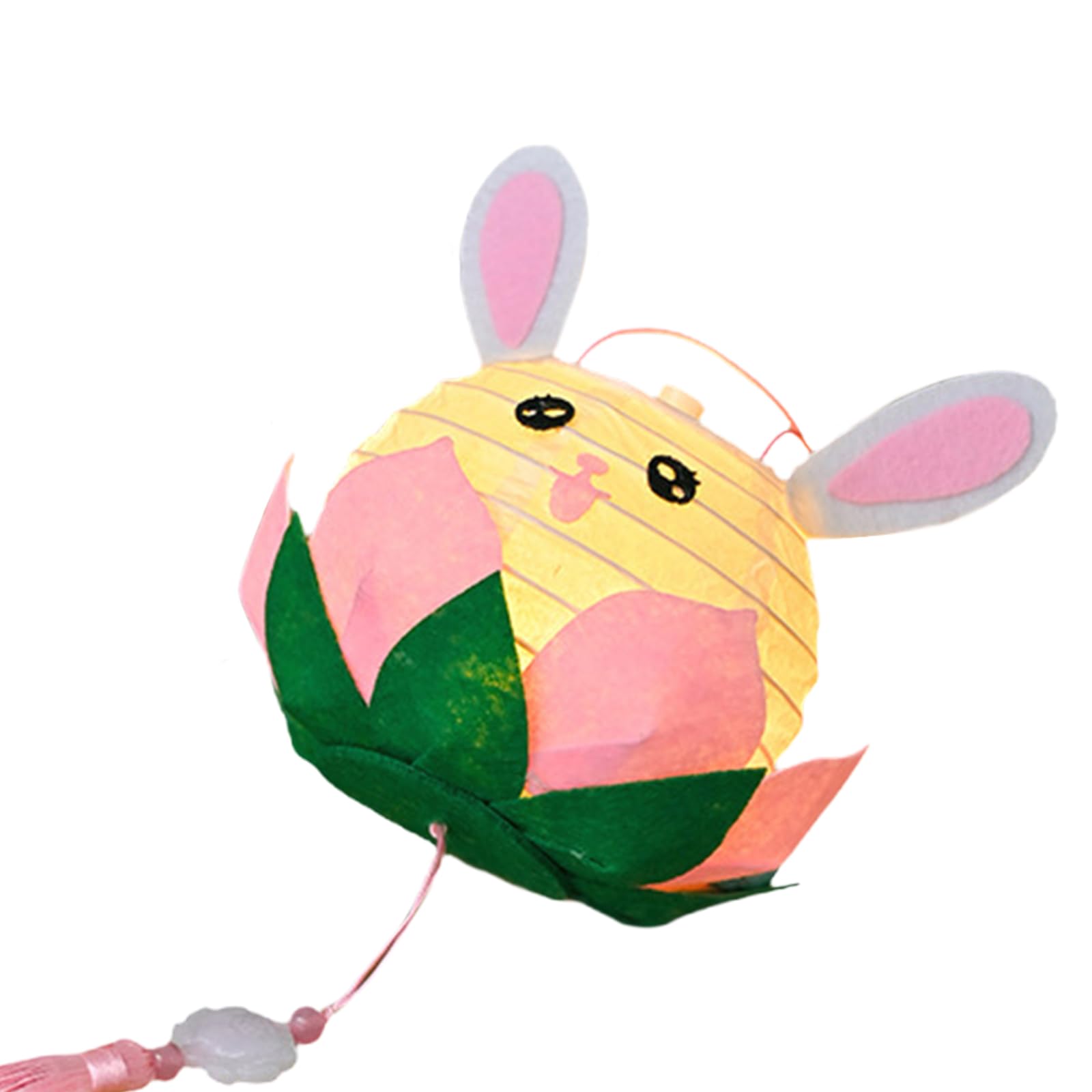 carotoe Festival Flower Shape Lights with Rabbits Stylish Flower Lights with Rabbits Pattern for Autumn Occasion Paper