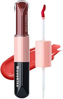 Amazon | Mooekiss リップグロス 2in1 高発色 ダブルエンド うるおい