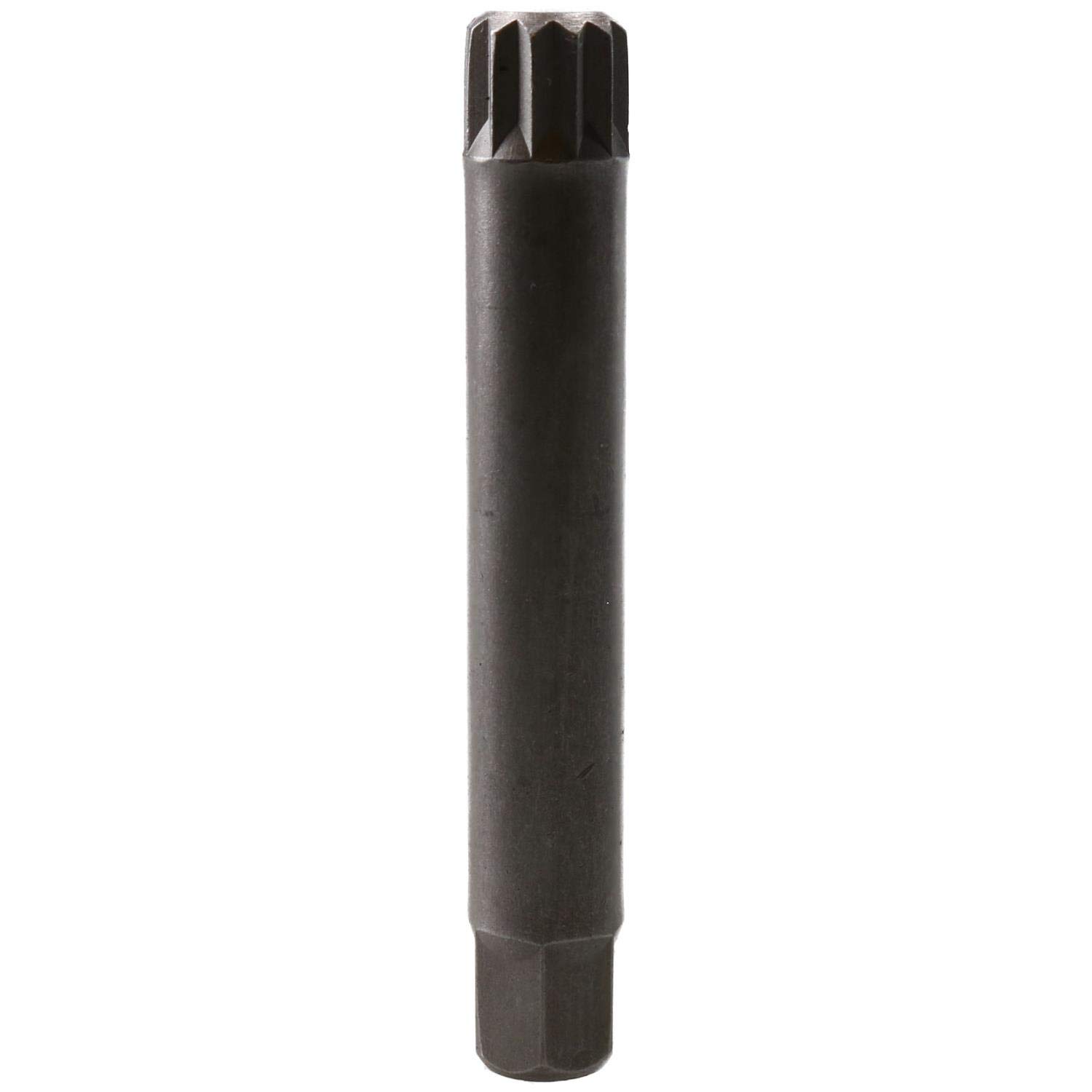 Ab Tools 12Mm Spline Bit 75Mm Length 10Mm Shank Chrome Vanadium Hardened Triple Square