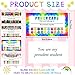 320 Pieces Punch Cards, Incentive Loyalty Reward Card Student Awards Loyalty Cards for Business, Classroom, Kids Behavior, Students, Teachers, 3.5 x 2 Inch, 4 Styles (20 Punches)