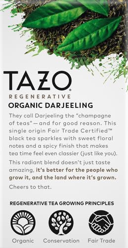 Tazo 68782253 Tea Bags, Black Tea, Regenerative Organic Darjeeling Tea thumb #11