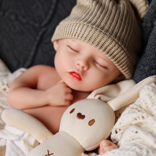 Muñeca Reborn de Silicona BABESIDE 12 Pulgadas Realista miniatura 3