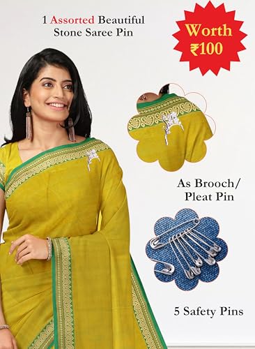 Image of Women's Chettinad Cotton Sarees | Handloom Saree with Blouse | Pure Cotton Sarees for Women Daily use and All Occasion Wear| Soft, Comfort Cotton Saree