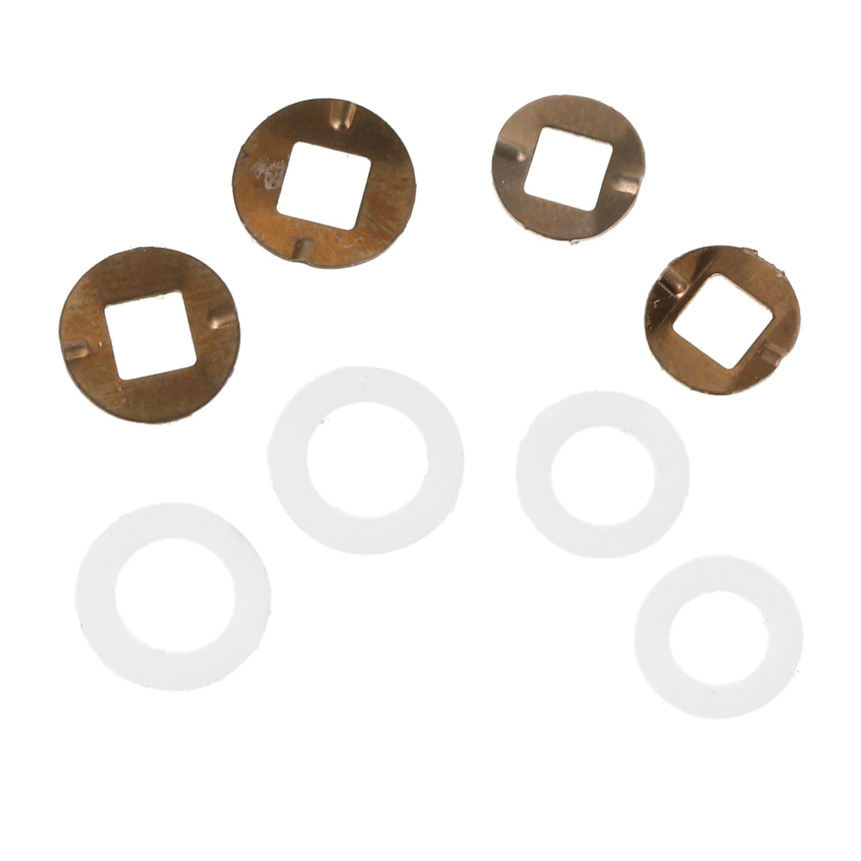 Didiseaon Scissor Part Scissor Gaskets 8 Pieces Gaskets for Cutting Hair Scissors Pet Grooming Scissor Pad Set Noise Reducing