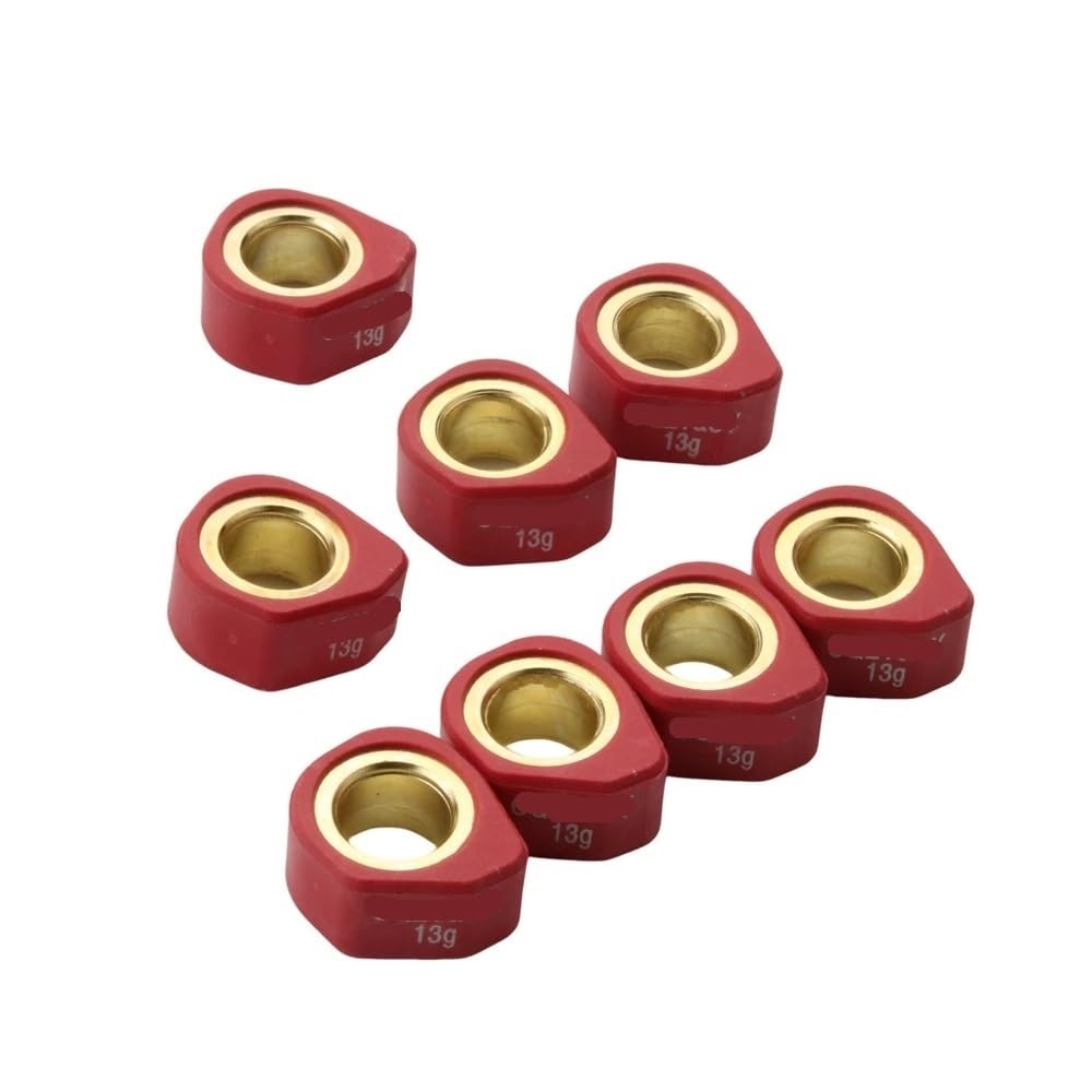 Set di rulli for Scooter da 8 Pezzi/Pesi variatore 20x12 mm 9 g 11 g 13 g 16 g Adatti for Kym Downtown 300i K-XCT People GT200i GT300i(13g)