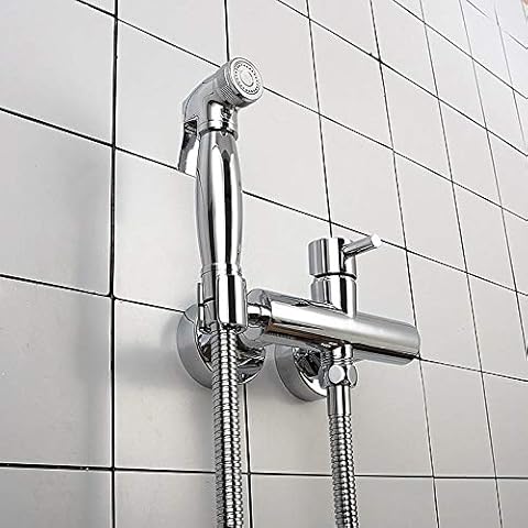 AAPOY Grifo Bidet Portatil Mezclador De Agua Fría Y Caliente De Oro Cepillado Cover
