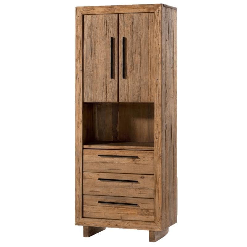 KaYu Meuble Bibliothèque Teck Massif 80cm Oregon Casita ORECOL231