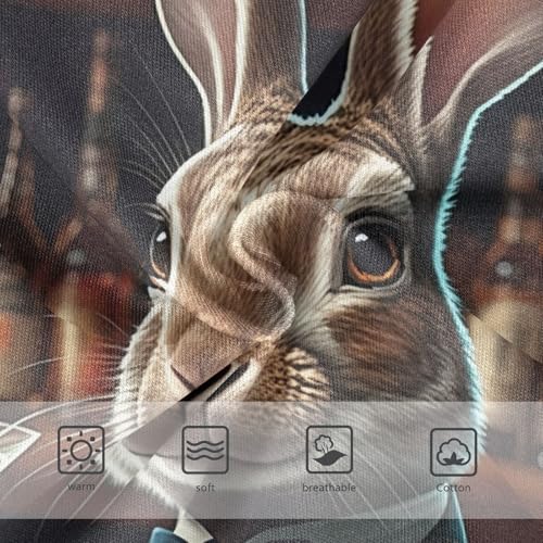 Cotton Toddler Underwear Floral Funny Rabbit Retro Bunny Panties Little Girl Fun Print Kids Briefs Undies 2t3