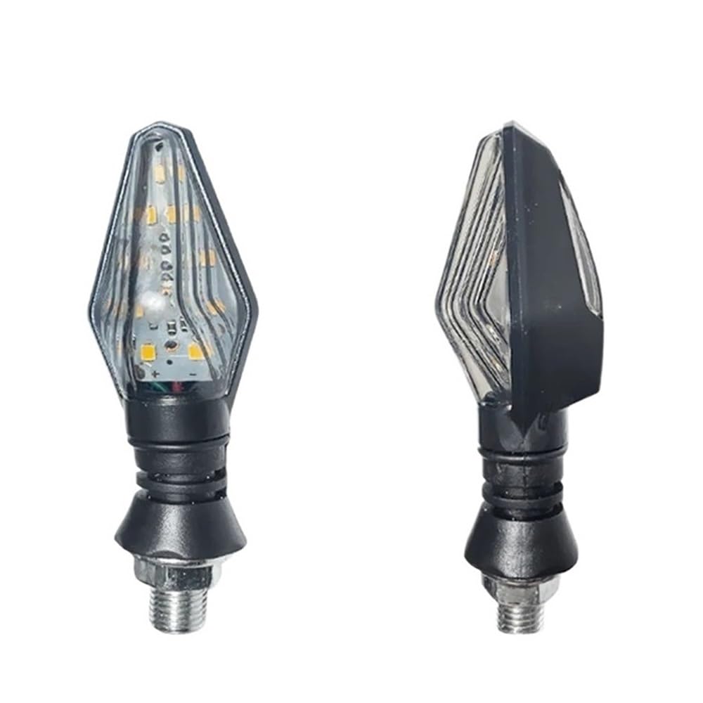 Indicatore direzione moto per motocicletta, colorati, ambra, 10 mm, 12