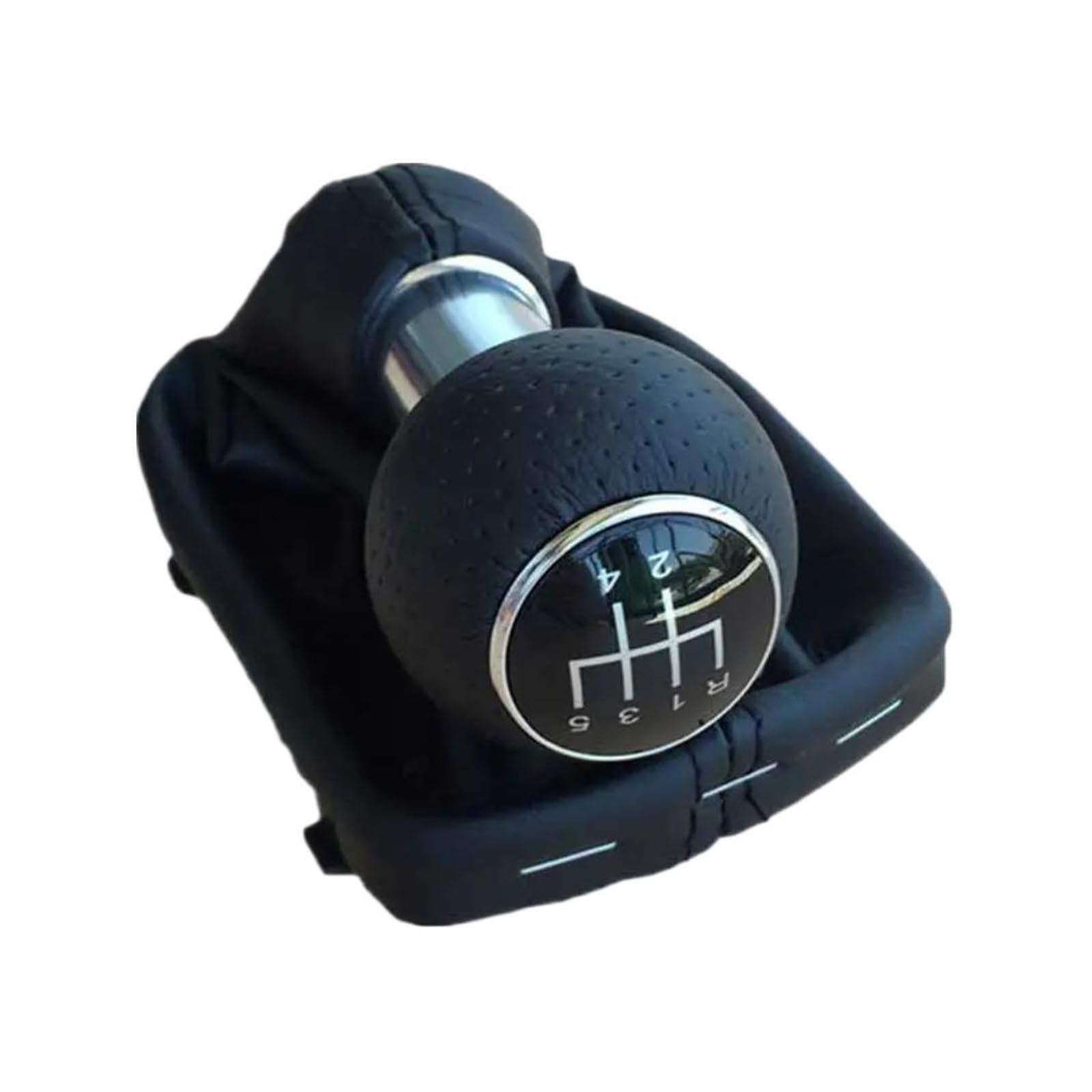 Jsyalmslw 12Mm R12345 Black Replacement Shift Knob For A3 S3 8L 1 6L 1996-2003 Red/Black