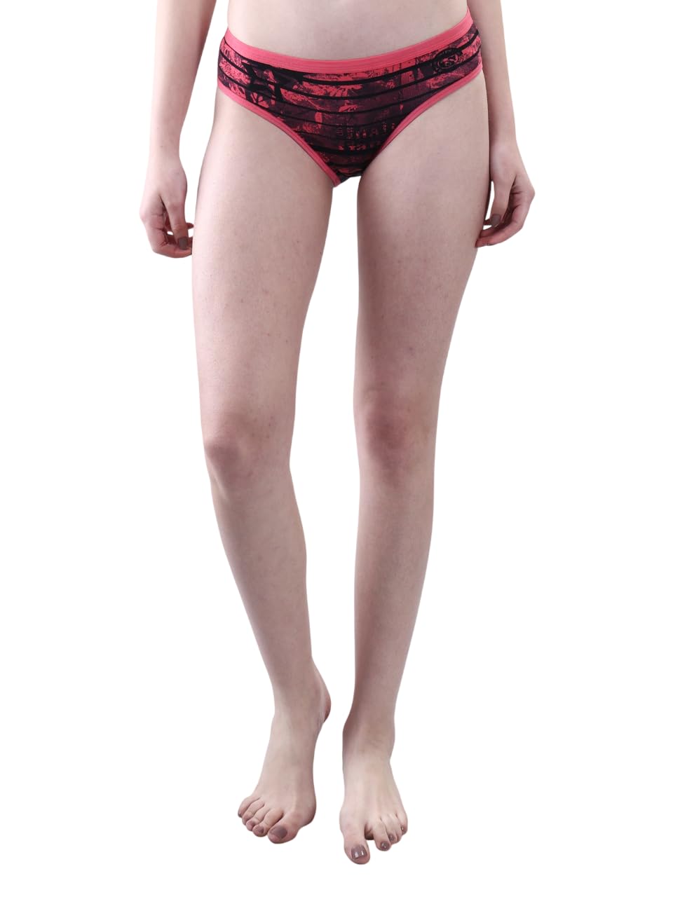 Women Cotton Printed Bikini Panty | Soft & Breathable Innerwear (Pink Print)-image-12