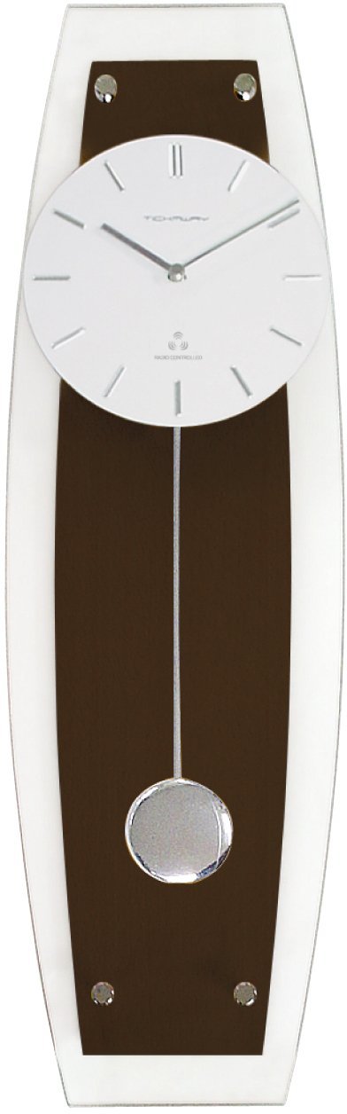 Amazon.co.jp: TICKAWAY (ティッカアウェイ) 掛け時計 電波時計 振り子