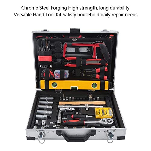 Haushaltsreparaturwerkzeugsatz, 139-teiliges Handwerkzeug-Set für den allgemeinen Haushalt mit solider Tragewerkzeugbox Home Repair Basic Tool Kit Set für Zuhause, Wohnung, Garage Instandhaltung – Bild 7