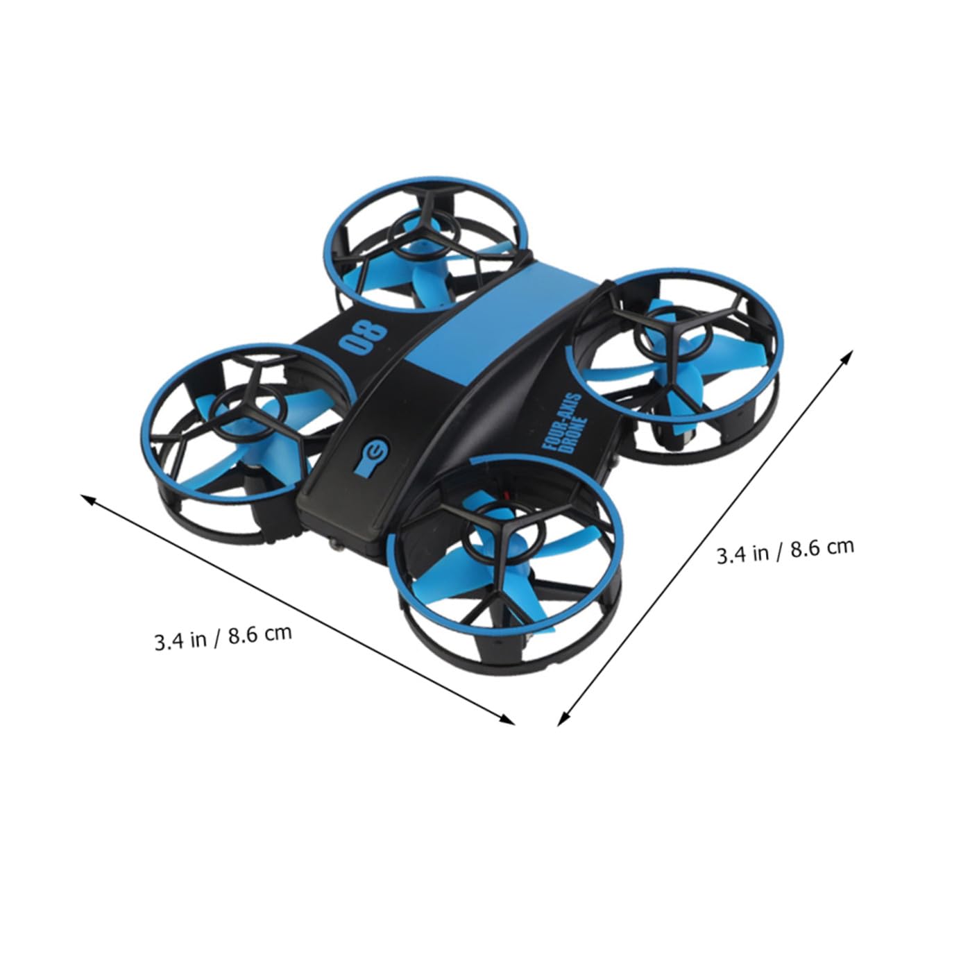 Abaodam Mini Drone Rc Led Quadcopter Telecomandato Per Stabile e Adulti Facile Controllare Compleanni e Speciali