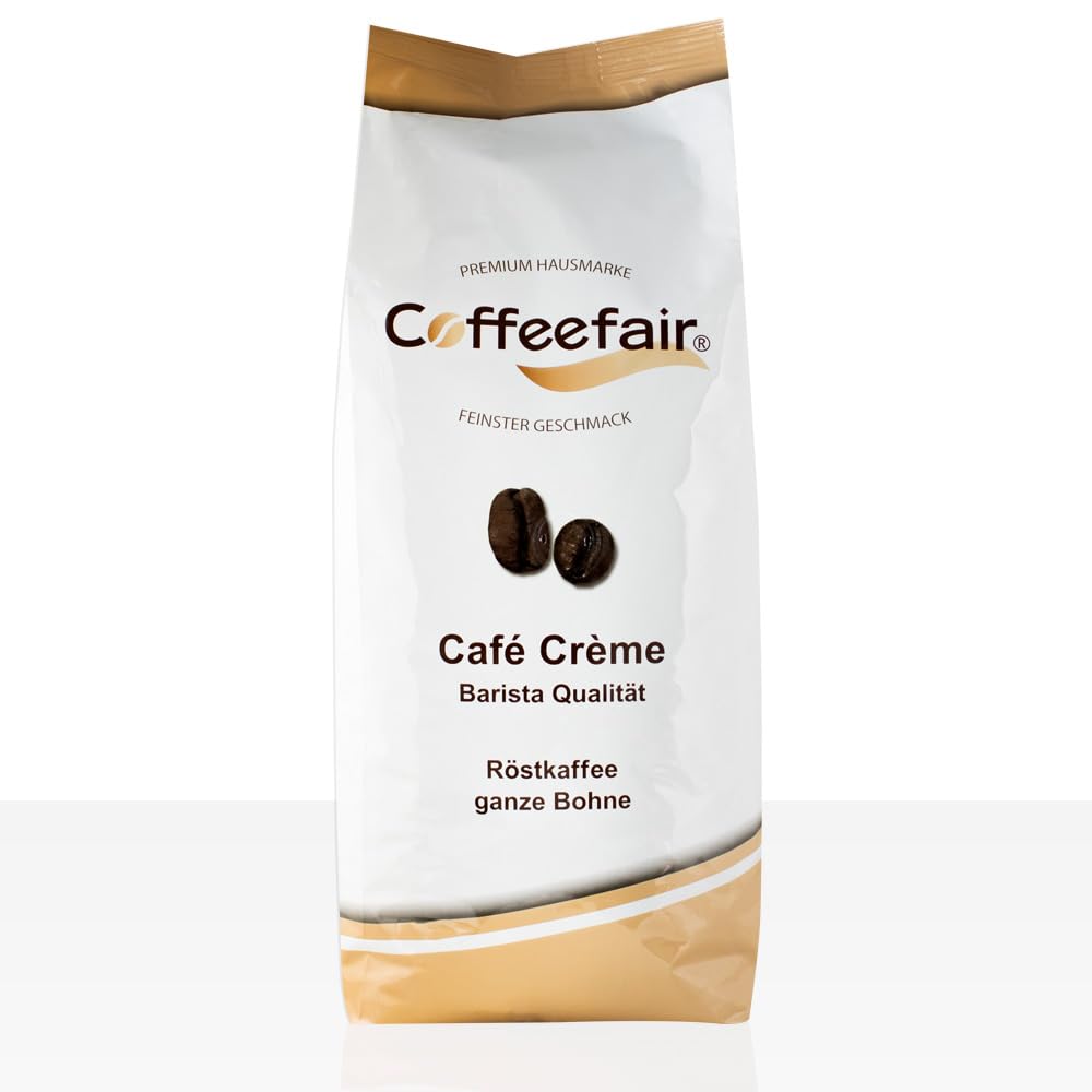Coffeefair Kaffeebohnen Cafe Creme Barista Qualität, 8 x 1kg Karton
