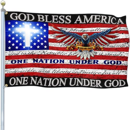 One-Nation-Under-God-Flag-God-Bless-America-Flag-With-Jesus-Christ-Christian-Jesus-American-Flags-for-Outside-3x5-Double-Sided-Faith-Over-Fear-Flag-Patriotic-House-Yard-Decorations-Banner One Nation Under God Flag God Bless America Flag With Jesus Christ Christian Jesus American Flags for Outside 3×5 Double Sided Faith Over Fear Flag Patriotic House Yard Decorations Banner