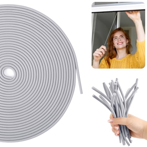 Image of U0U 100 Ft Backer Rod,1 /8 inch Foam Backer Rod Caulk Saver for Gaps and Joint Concrete Filling, Grey Weather Strip Seal Concrete Expansion Joint Filler (1 /8 inch *100 feet)