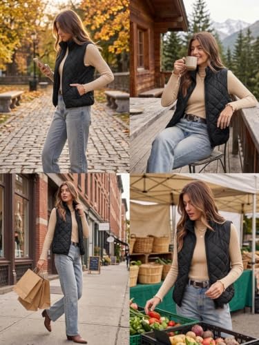 Image of Leriya Fashion Puffer Jacket for Women | Stylish Warm Standard Length Jackets for Women | Waterproof Windproof Cozy Jerkin for Ladies