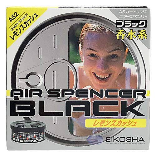 Eikosha A52-10 Air Spencer Cartridge Air Freshener for Cars, Set of 10, Standing Type, Lemon Squash, 1.4 oz (40 g) x 10