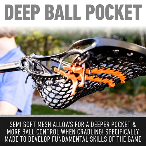 image for Franklin Sports Boys + Mens Lacrosse Sticks - Youth Attack + Midfield 