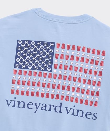 vineyard vines Men's Drift Dye Beer Pong Flag Short-Sleeve Pocket Tee3