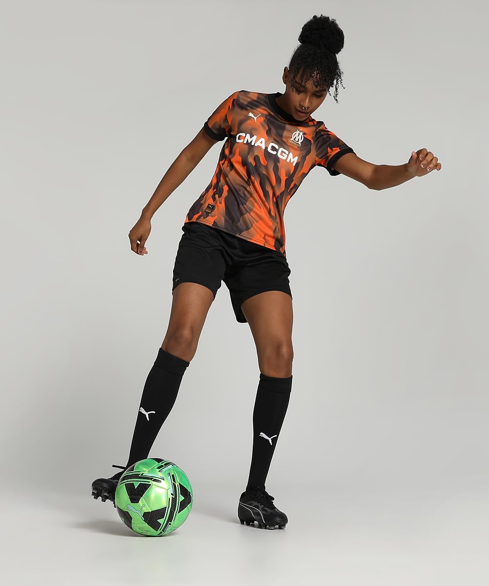 PUMA Om Maillot Réplica Thrid Noir/Orange Femme 24/25