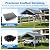 12x20 ft Heavy Duty Carport Potable Car Canopy Garage Party Tent Boat Shelter Tarp Waterproof & UV Protected, Easy Installation with Ball Bungees, NO Frame Included, Gray