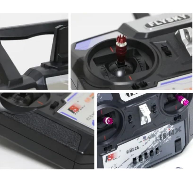 Image of Robocraze FlySky FS-i4X 2.4GHz 4CH AFHDS R /C Transmitter with FS-A6 Receiver