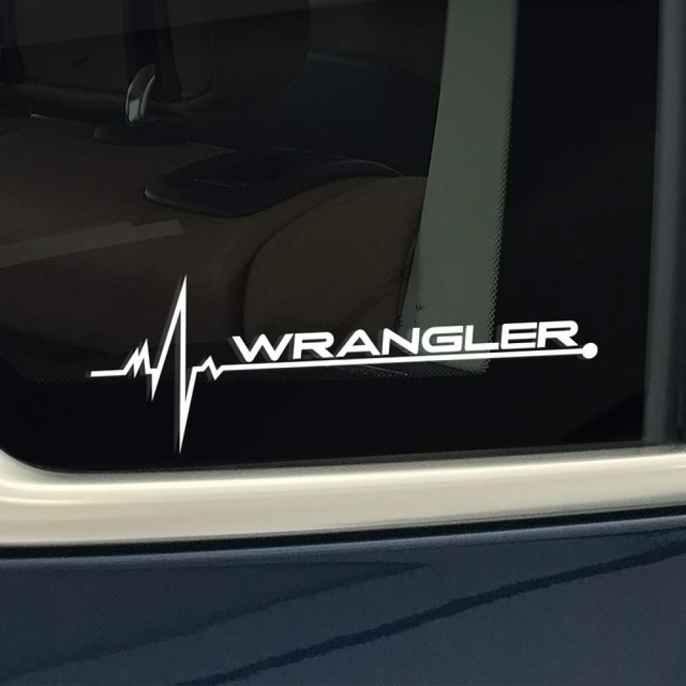 TAYDMEO 2PCS Car Stickers Side Window Decal, For Jeep Renegade Wrangler JK TJ Rubicon Cherokee Patriot