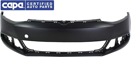 Miniatura 6 de Evan-Fischer Front Bumper Cover Compatible with 2011-2014 Volkswagen Jetta Primed Sedan - CAPA