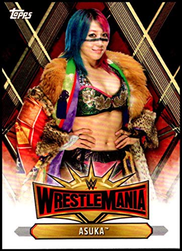 2019 Topps Road to WrestleMania Wrestlemania 35 Roster Wrestling #WM-12 Asuka Official WWE Trading Card From Topps