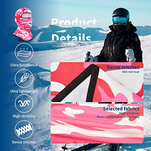 Image of YESLIFE Balaclava Ski Mask for Men and Women, Winter Face Mask, Shiesty for Skiing, Snowboarding & Motorcycle