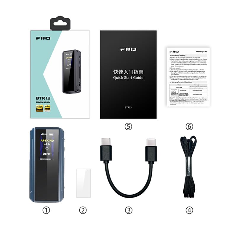FiiO - FIIO Bluetoothアンプ BTR13 ブルー FIO-BTR13-L FIIO BTR13 Blue FIO-BTR13-L – エミライダイレクトストア