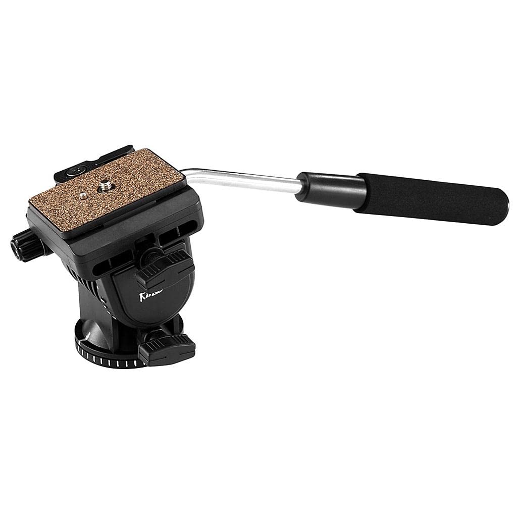 SAZ DEKOR Tripod Action Fluid Drag Head Video Camera W/1/4Screw Quick Release Plate-picture-26