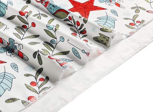 Image of Newborn Baby Girl Receiving Blanket Swaddle Blanket Stretchy Knit Swaddle Set with Matching Headband and Beanie (Red Socks Christmas)