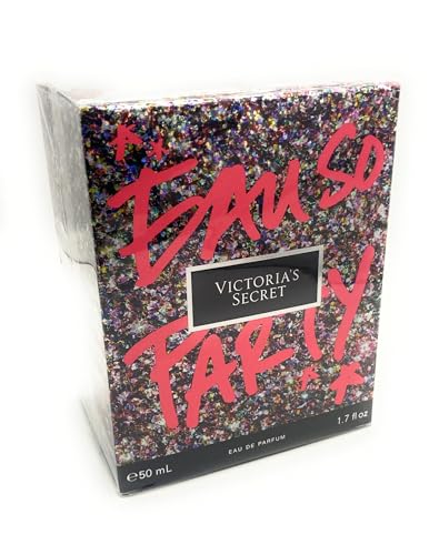 Victoria's Secret Eau So Party Perfume For Women Eau de Parfum 1.7 Fluid Ounce - Floral Fruity Scent with Red Pear, Sugared Lime and Vibrant Poppy