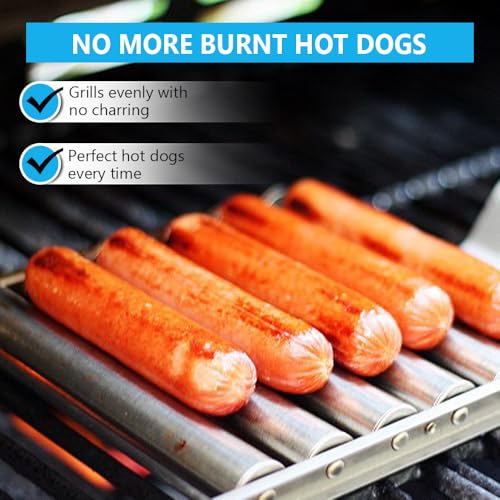 Rodillo para Hot Dog de Acero con Mango de Madera miniatura 2