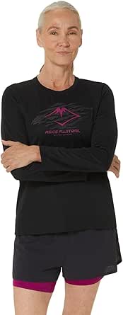 asics(アシックス) ランニングウェア ＦＵＪＩＴＲＡＩＬロゴ長袖シャツ 2012D042 レディース