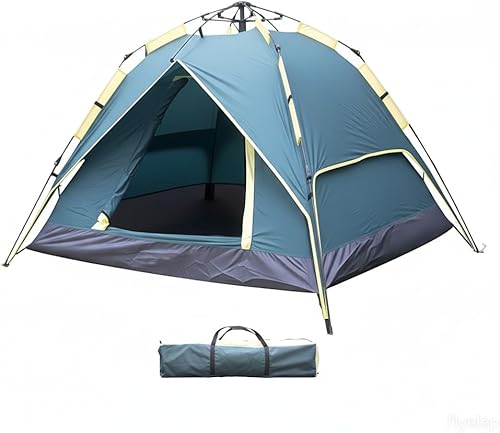 3-Person Camping Tent, Plug and Play Tent, Fully Automatic Waterproof Family Camping Tent,