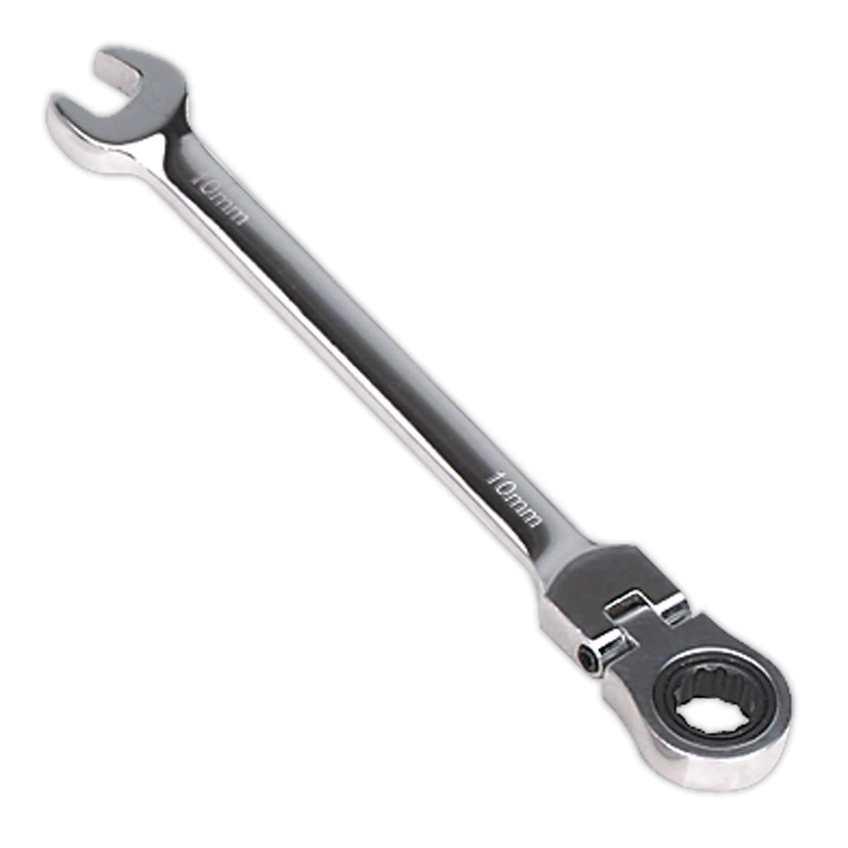 Sealey Flexible Head Ratchet Combination Spanner Metric