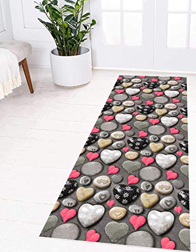 Yurun Tapis de Passage pour Couloir, entrée, Tapis de Cuisine résistant, antidérapant et Facile à Nettoyer, Couleurs et Dimensions au Choix, 40x60cm Cover