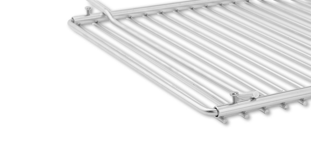 Grille de barbecue en inox européene, réglable en largeur, de 40-55x30cm, Grille Extensible