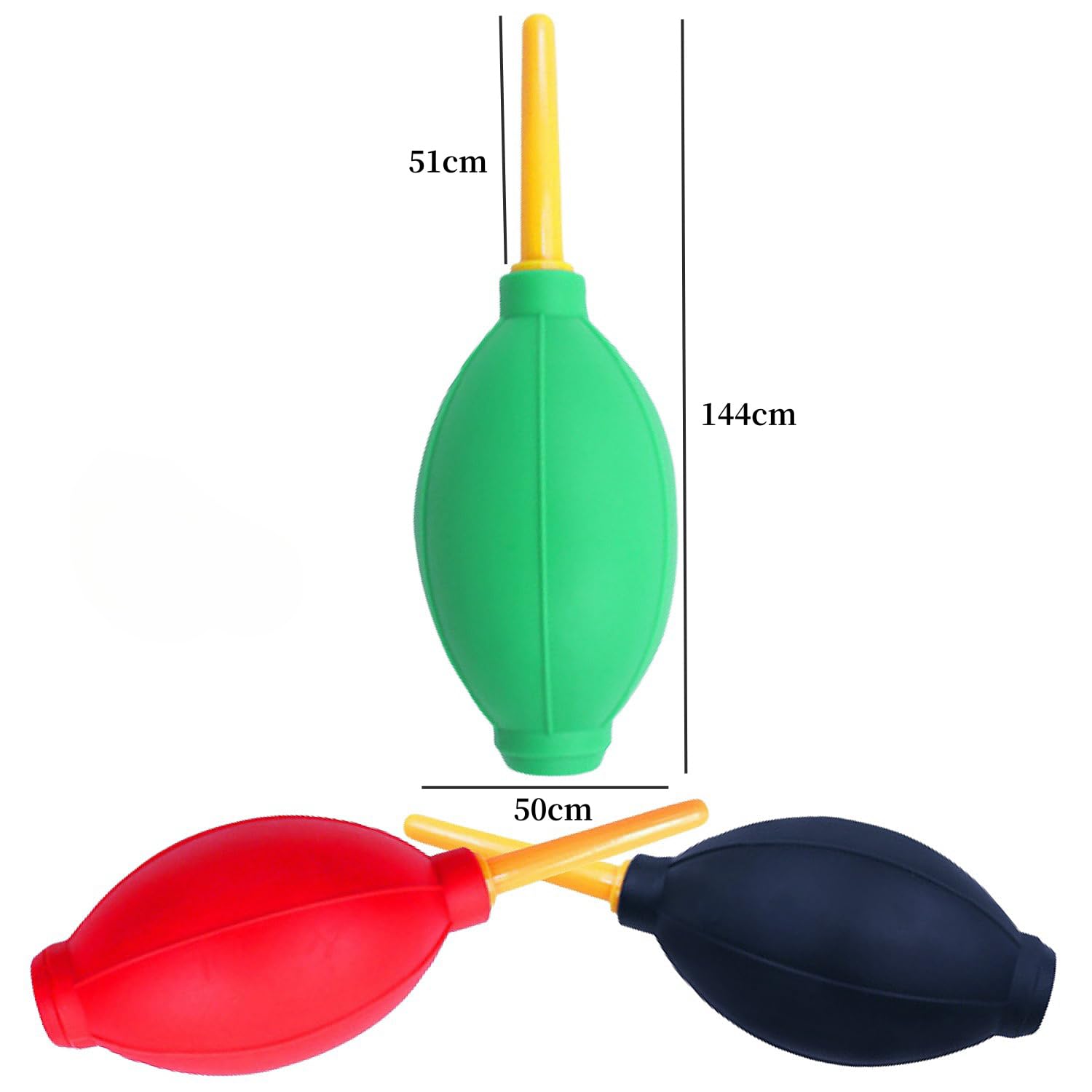 HNOYGNU 6Pieces Ink Air Blower for Alcohol Silicone Blowing Pump Cleaning Tool Large Size Air Puffer for Removes Dust from Cameras,Watch,Dispersing Inks, Cell Phone, Lense