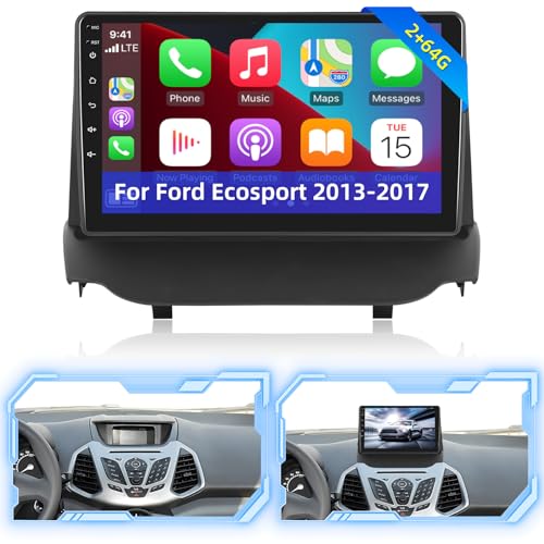NHOPEEW Autoradio für Ford Ecosport 2013-2017 mit Kabellos Carpaly & Android