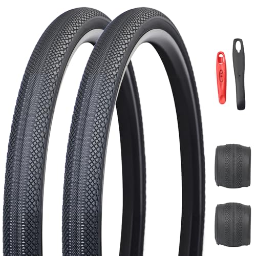 BALINGE 2 Pack 700x40c Gravel Bike Tires – Foldable 40-622 ETRTO,40 TPI，Compatible with...