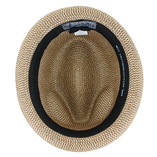 Sombrero Trilby Fedora de Paja Belfry para Hombre y Mujer miniatura 5