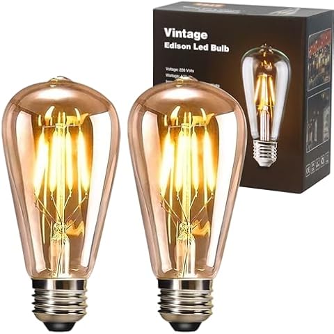 YOUDIAN Vintage LED Edison Bulbs 4W Cover