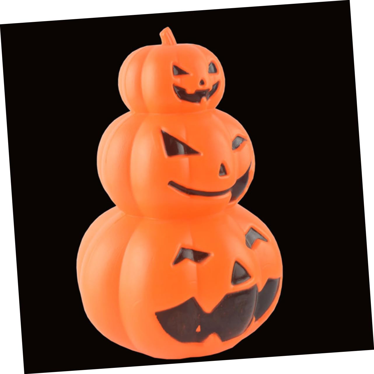Luxshiny Halloween Luminous Pumpkin Light Unique Design Lantern Decor Funny Pumpkin Light for Home Club Ktv Room Festival Decoration with